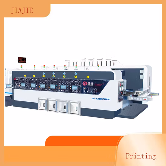 Full Automatic Paper Feeding 3 Colors Printing Slotting Die Cutting Machine